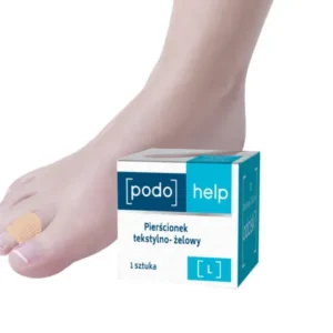 Podohelp pierścionek tekstylno-żelowy rozmiar (L)