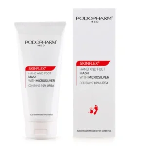 Podopharm PODOFLEX® łagodząca maska do dłoni i stóp z microsrebrem i mocznikiem 75ml