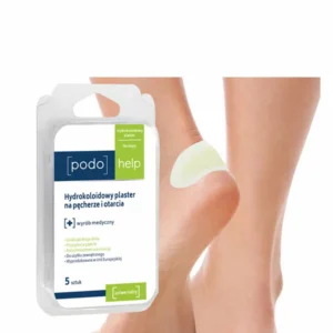 Podohelp Hydrokoloidowy plaster na pęcherze i otarcia 5 szt.
