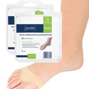 PodoHelp krótka opaska żelowa na przodostopie 2 szt S – PodoHelp PodoHelp krótka opaska żelowa na przodostopie 2 szt S PodoHelp