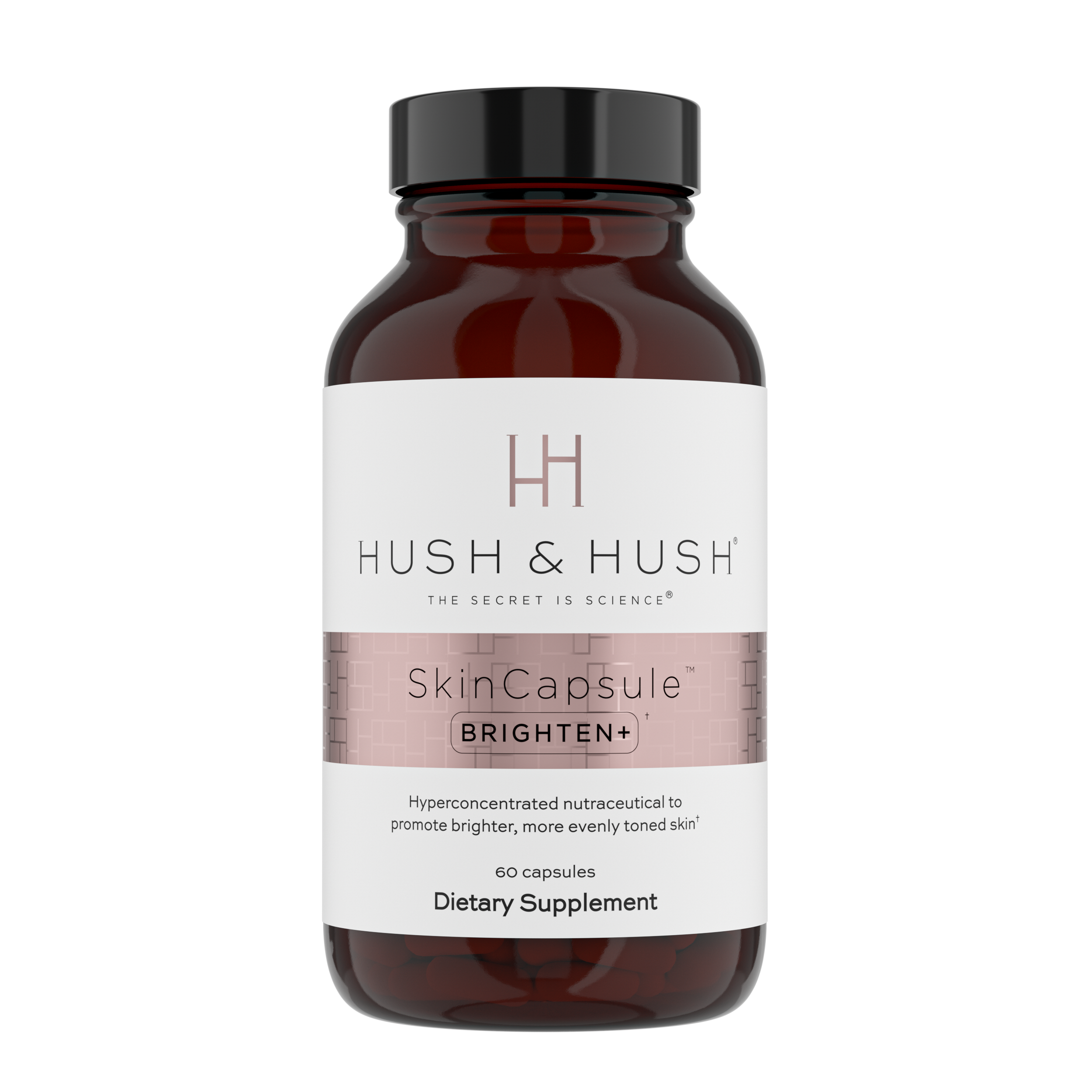 HUSH & HUSH SkinCapsule BRIGHTEN+ Wegański suplement diety wspierający rozjaśnianie przebarwień - obrazek 5