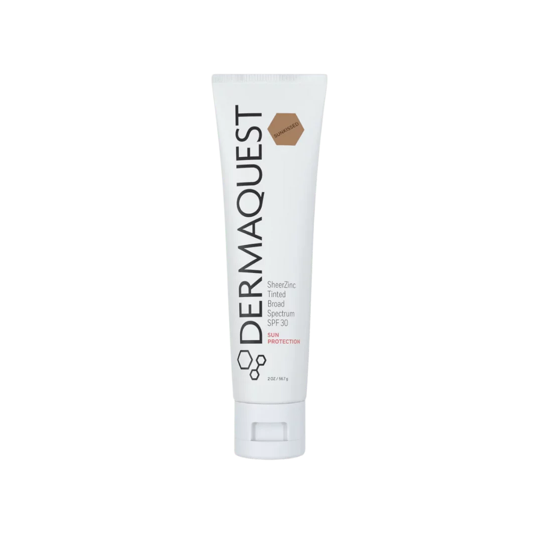 DERMAQUEST SheerZinc Tinted Broad Spectrum SPF30 Sunkissed 56,7g Terapeutyczny krem BB z cynkiem SPF 30