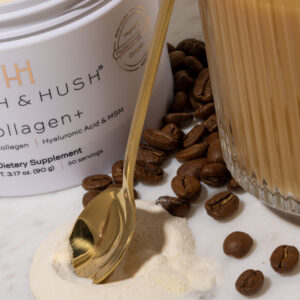 HUSH & HUSH  COLLAGEN+ Wegetariański suplement diety wspierający remodeling skóry, wzmocnienie włosów, paznokci i stawów