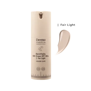 Dermomedica  DermVitality CC Cream SPF 50+ | Fair Light 30ml Koloryzujący krem korygujący z bardzo wysoką ochroną UVA/UVB i właściwościami pielęgnacyjnymi