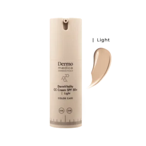 Dermomedica  DermVitality CC Cream SPF 50+ | Light 30ml Koloryzujący krem korygujący z bardzo wysoką ochroną UVA/UVB i właściwościami pielęgnacyjnymi