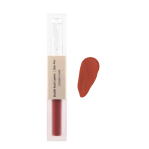 DERMOMEDICA  Double Touch Lipstick | Satin Red 2×1,72ml Dwufazowa pomadka o ekstremalnej trwałości i zmysłowym połysku