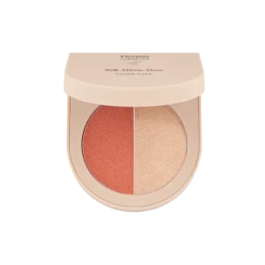 DERMOMEDICA Silk Glow Duo 5,2g Zestaw do makijażu twarzy, zwierający róż+rozświetlacz (subtelny blask i satynowe wykończenie)