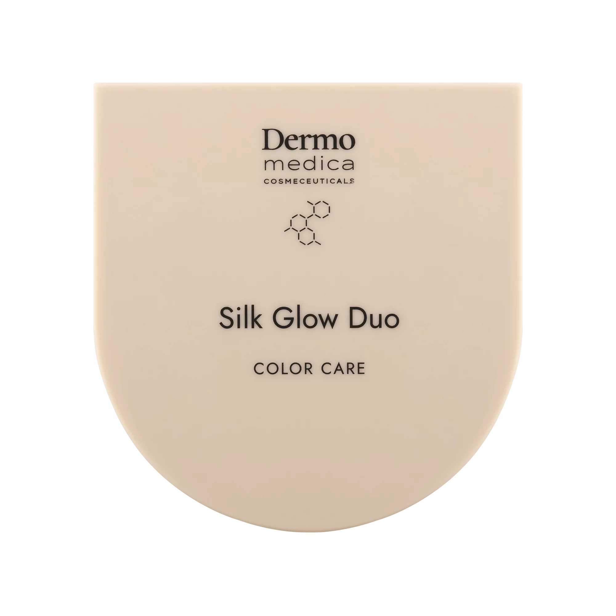 DERMOMEDICA Silk Glow Duo 5,2g Zestaw do makijażu twarzy, zwierający róż+rozświetlacz (subtelny blask i satynowe wykończenie) - obrazek 4