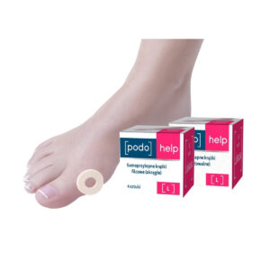 PODOHELP krążki filcowe ochronne 4 szt. owalne (L)