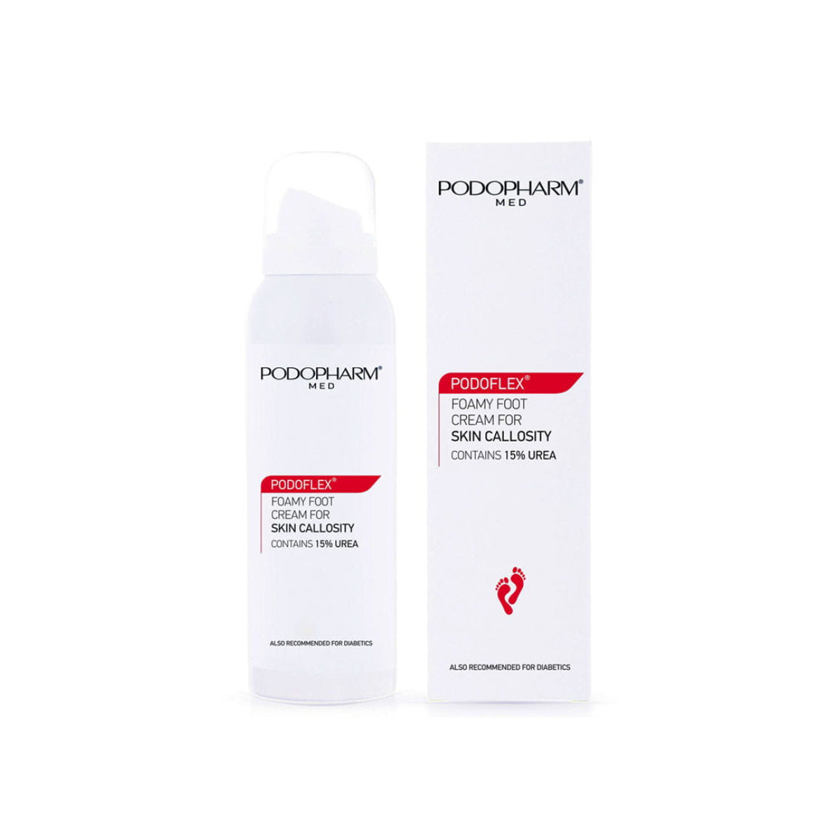 Podopharm PODOFLEX® Krem do stóp w piance na zrogowacenia 125ml