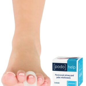 Podohelp pierścionek żelowy pod palec młotkowaty