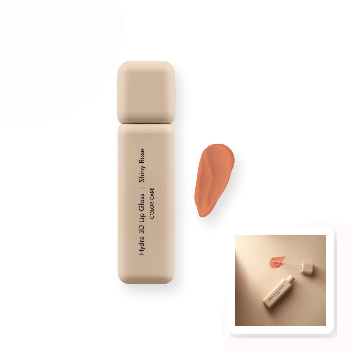 Błyszczyk 3D Shiny Rose 1,68 ml – Hydra 3D Lip Gloss - zdjęcie produktu