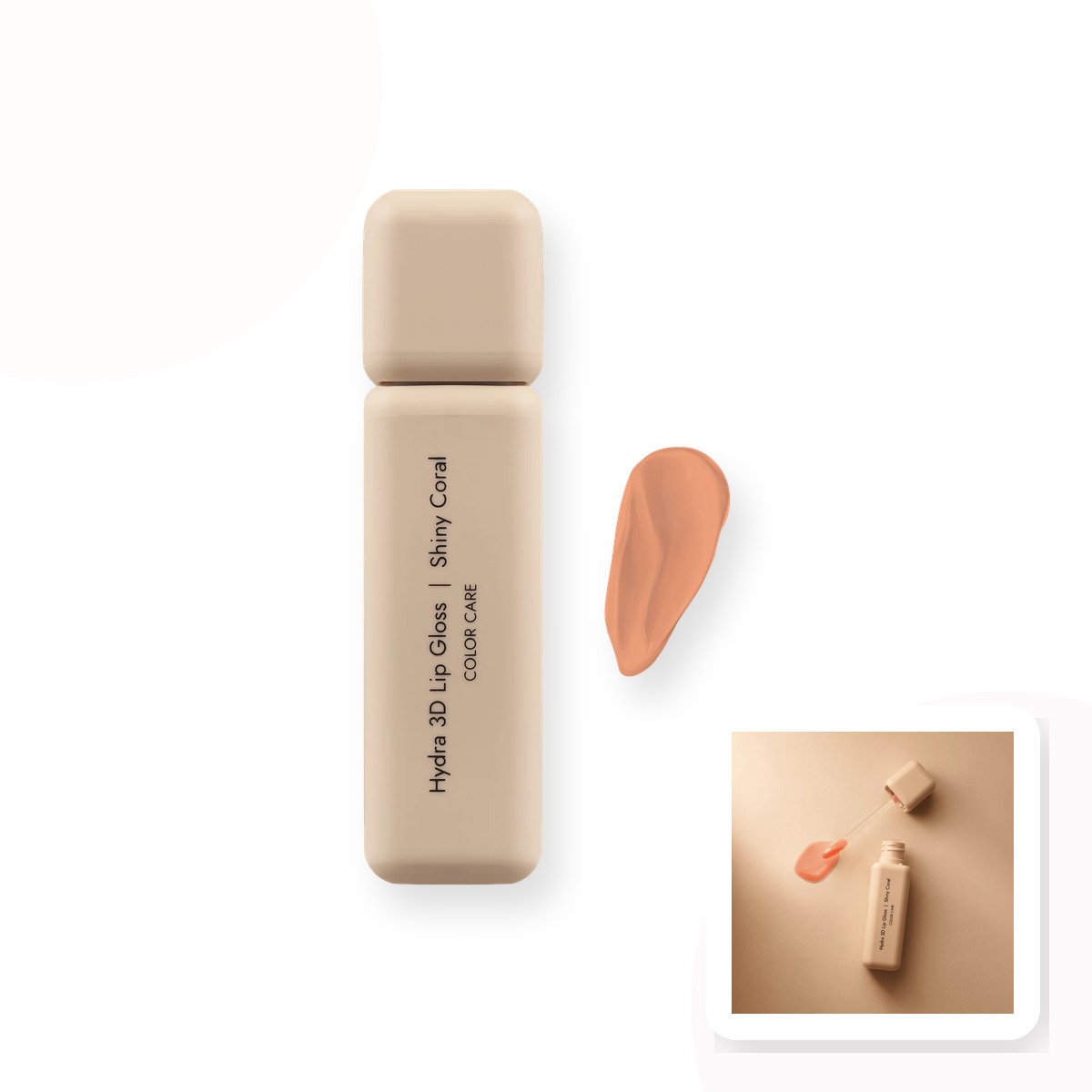Błyszczyk 3D Shiny Coral 1,68 ml – Hydra 3D Lip Gloss - zdjęcie produktu