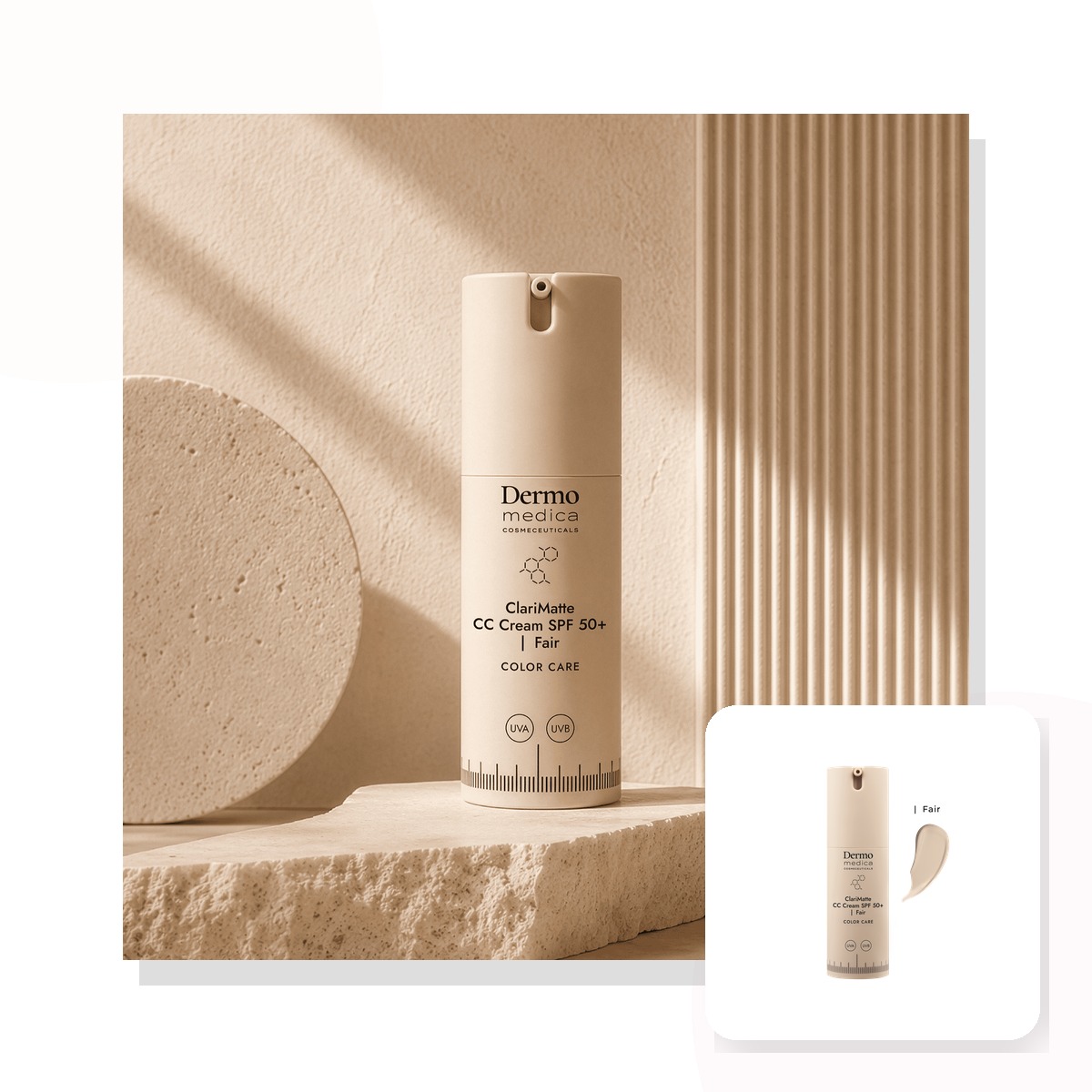 Krem CC matujący Fair 23 ml – ClariMatte CC Cream SPF 50+ - zdjęcie produktu