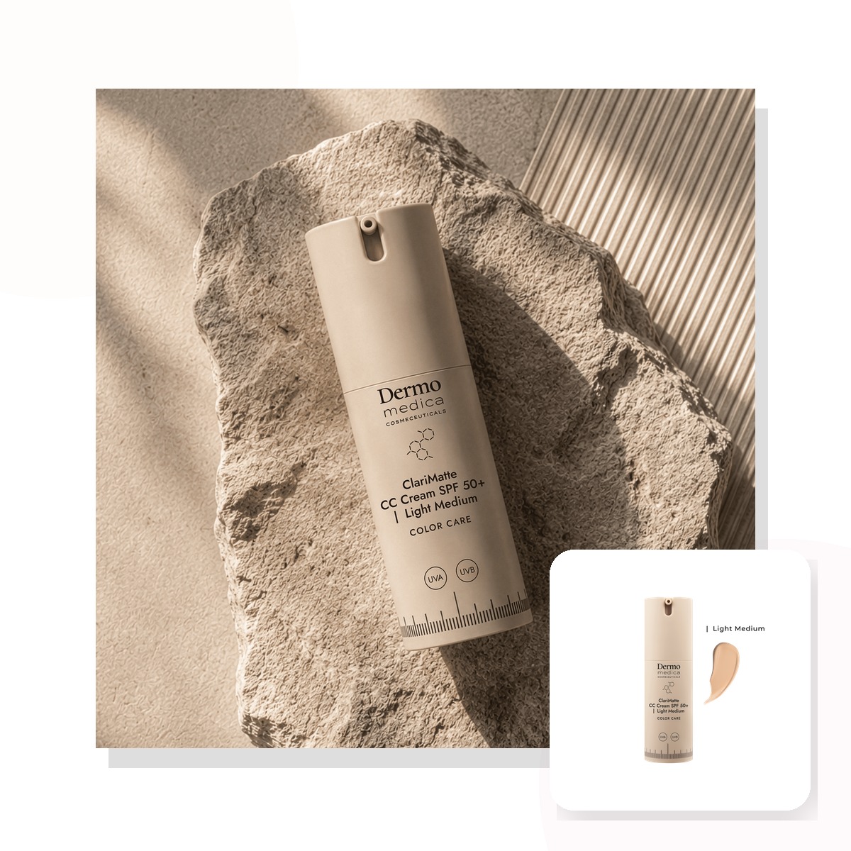 Krem CC matujący Light Medium 23 ml – ClariMatte CC Cream SPF 50+ - zdjęcie produktu
