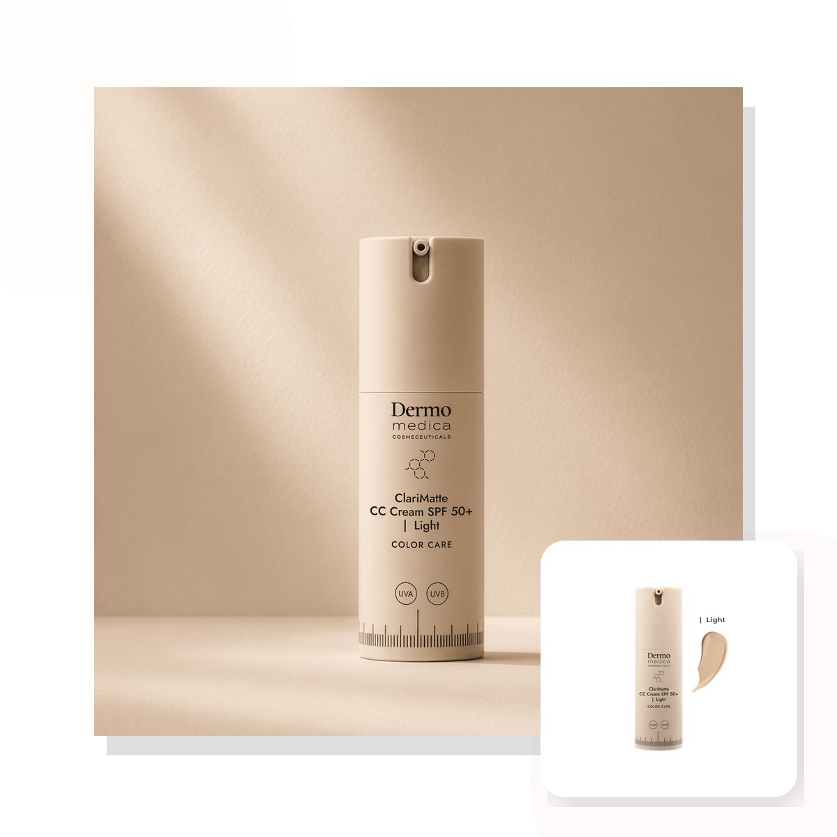 Krem CC matujący Light 23 ml – ClariMatte CC Cream SPF 50+ - zdjęcie produktu