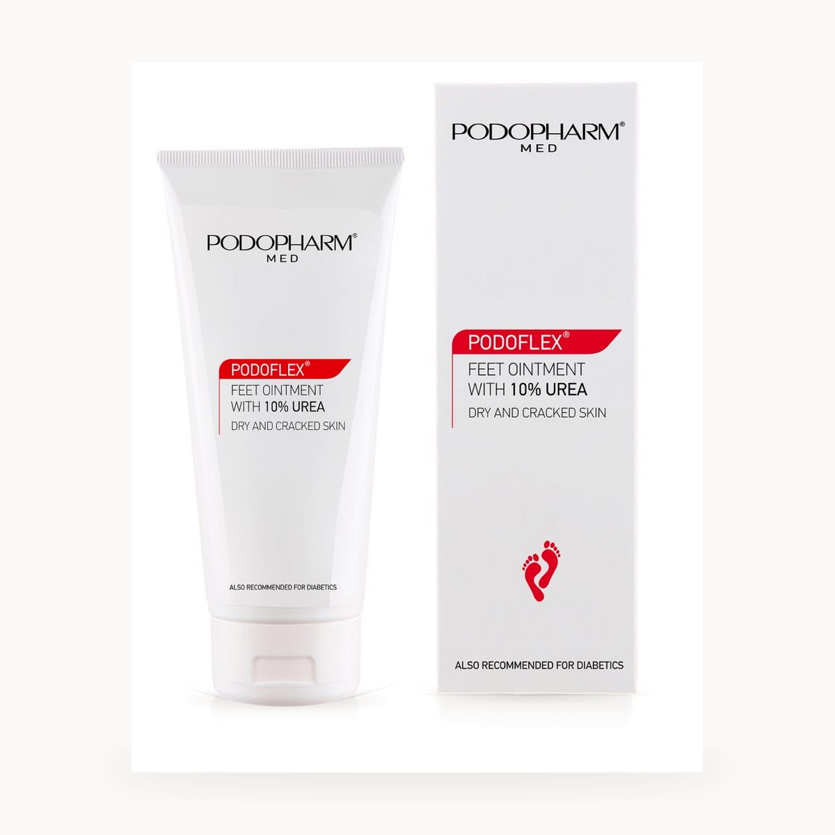Podopharm PODOFLEX® Maść do stóp z mocznikiem 10% 100ml - zdjecie produktu
